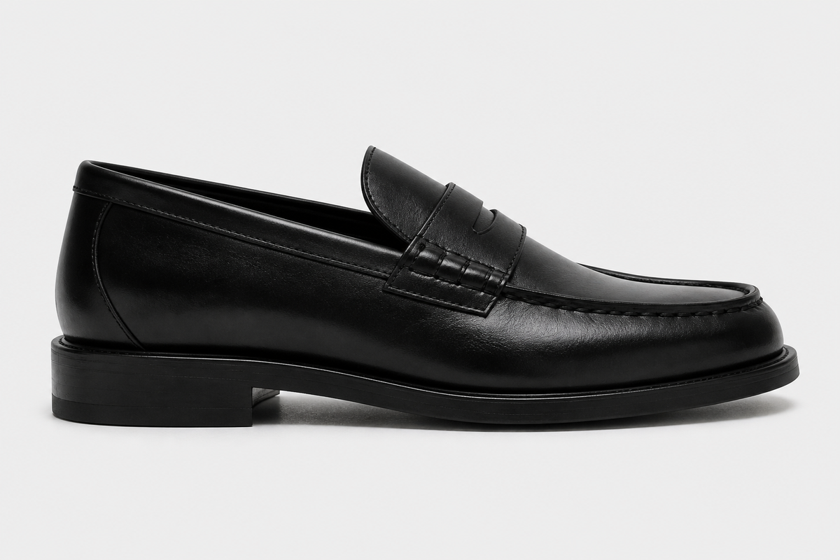 Black Penny Loafer