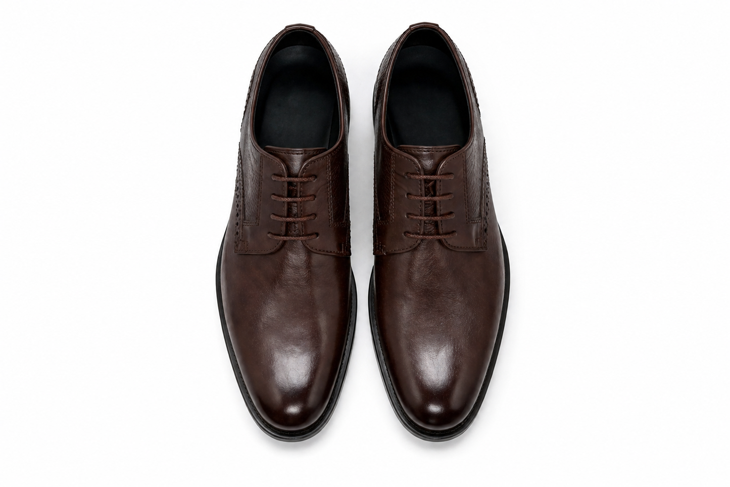 Brown Round Toe Derby