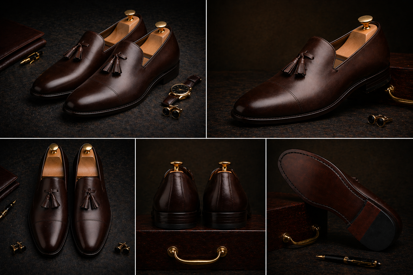 Brown Tassel Loafer