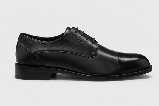 Black Cap-Toe Oxford