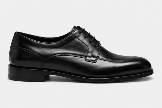 Black Split-Toe Derby