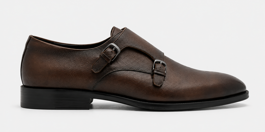 Brown Double Monk Strap