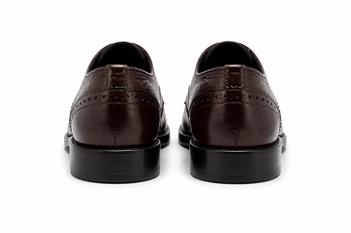 Brown Round Toe Derby