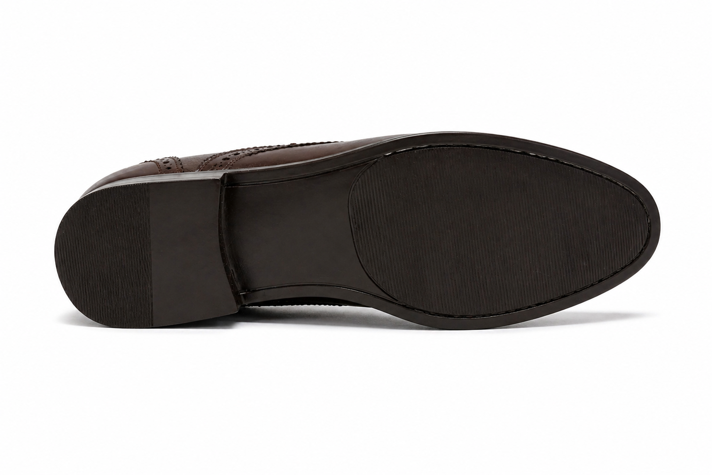 Brown Round Toe Derby