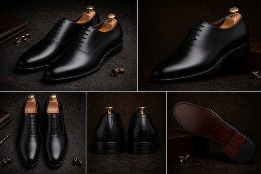 Classic Black Cap Toe Oxford